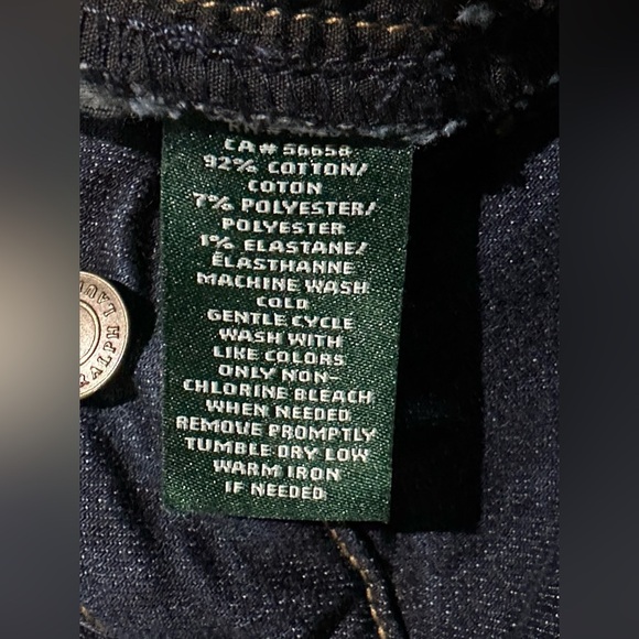 Lauren Ralph Lauren: Women's Classic Skinny Curvy Jeans- Size 8 - Picture 8 of 10